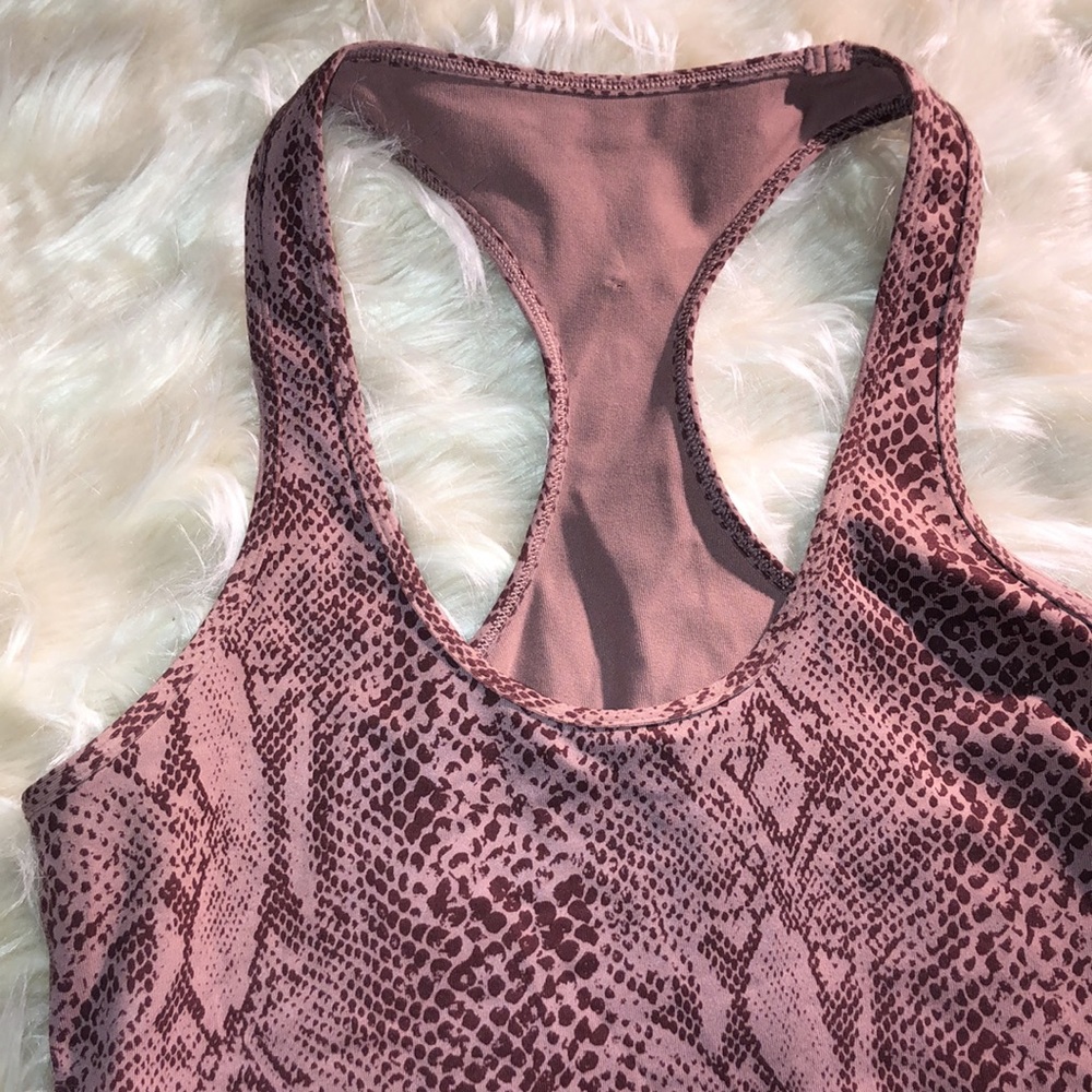 Lululemon Snakeskin Racerback Top large - Picture 4 of 6